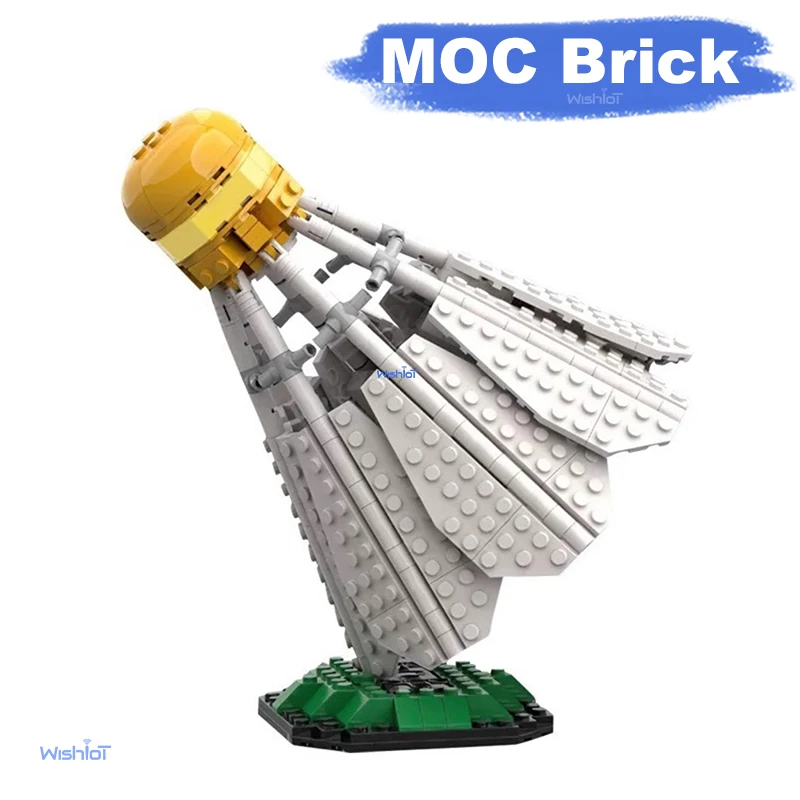 Badminton DIY Small-Piece Building Blocks Model MOC Technical Assembly Toys for Kids Gifts