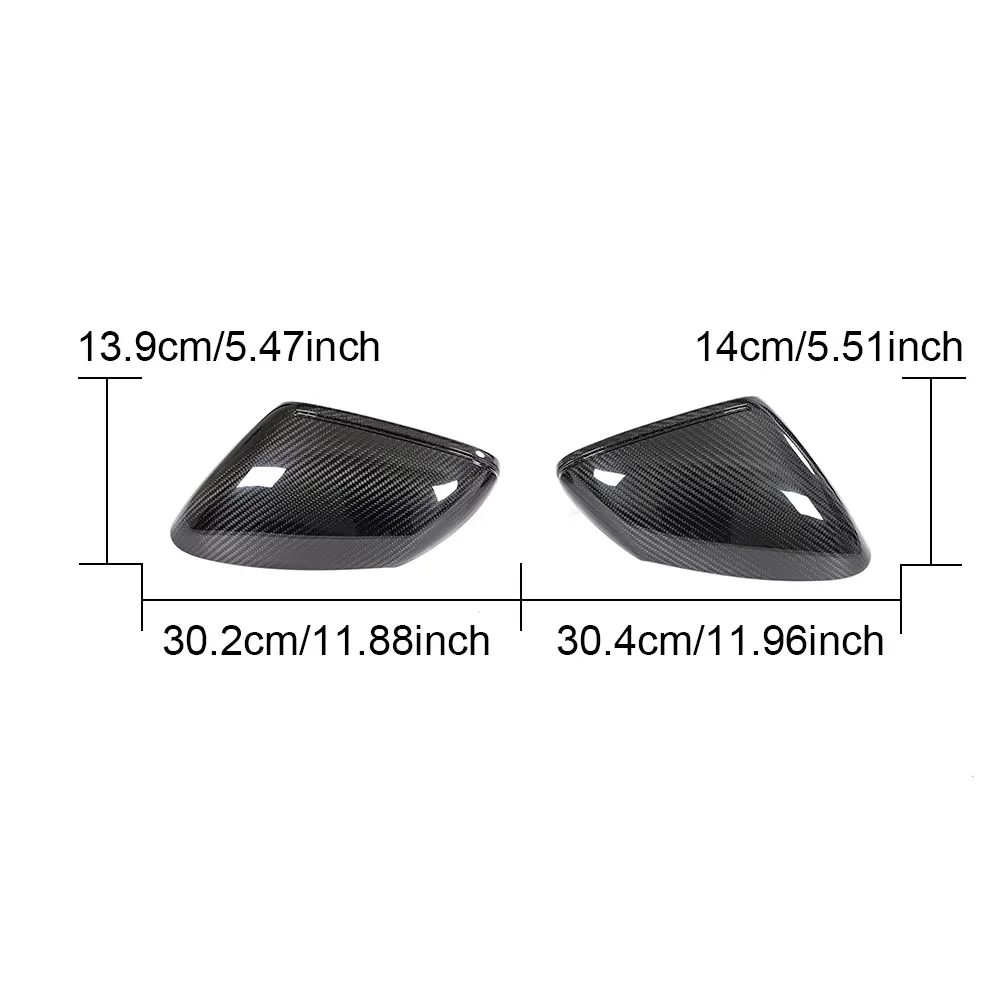 

Сменная крышка бокового зеркала автомобиля из сухого углеродного волокна с RHD для Porsche 911 992 Taycan 2019+
