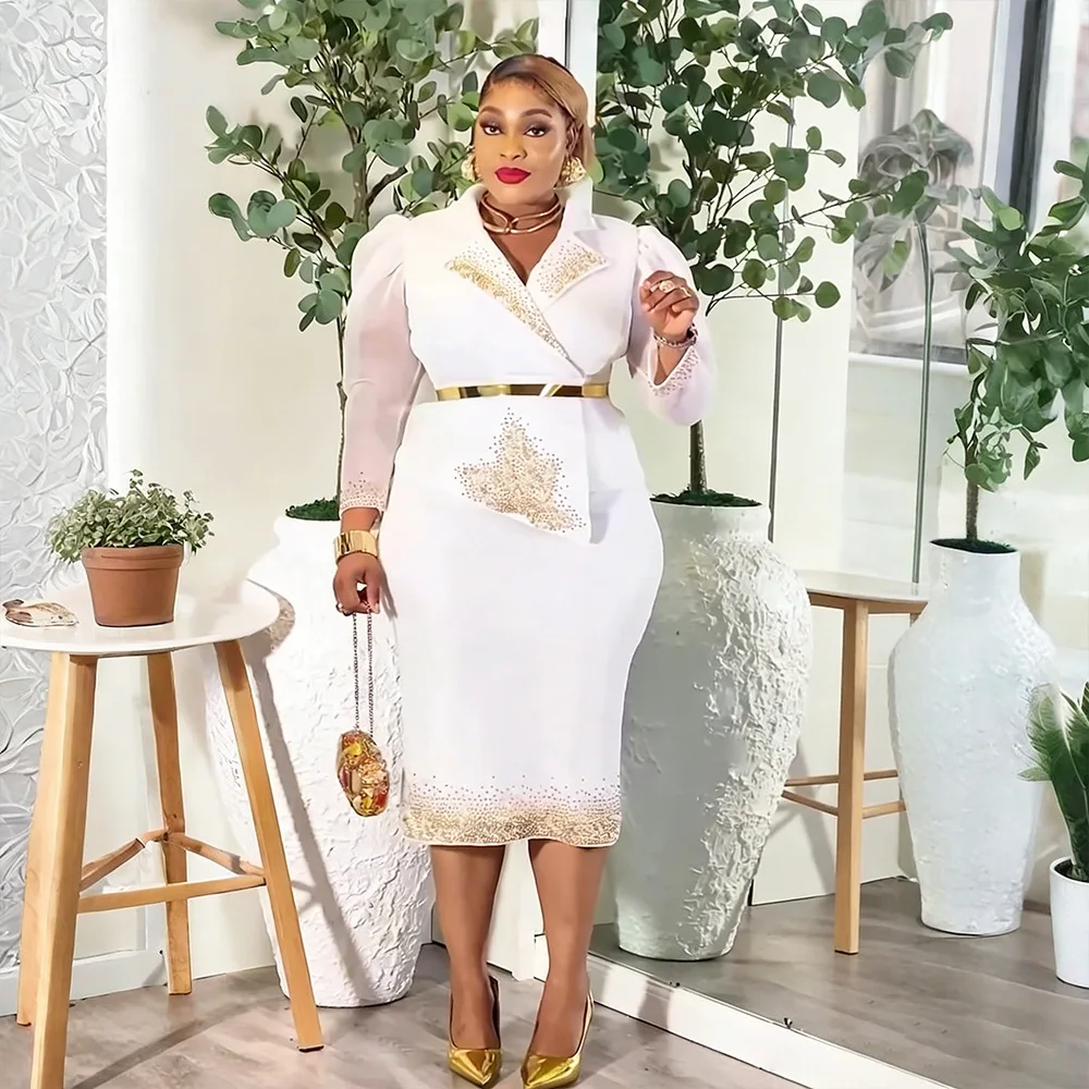 

African Dresses for Women Elegant Africa Clothing Plus Size Turkey Wedding Party Long Dress Dashiki Ankara Outfits Robe 2026 New