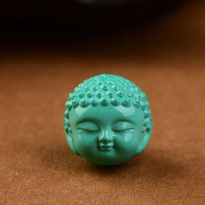 

Turquoise baby Buddha head beads with beads Wenwan bracelet loose beads