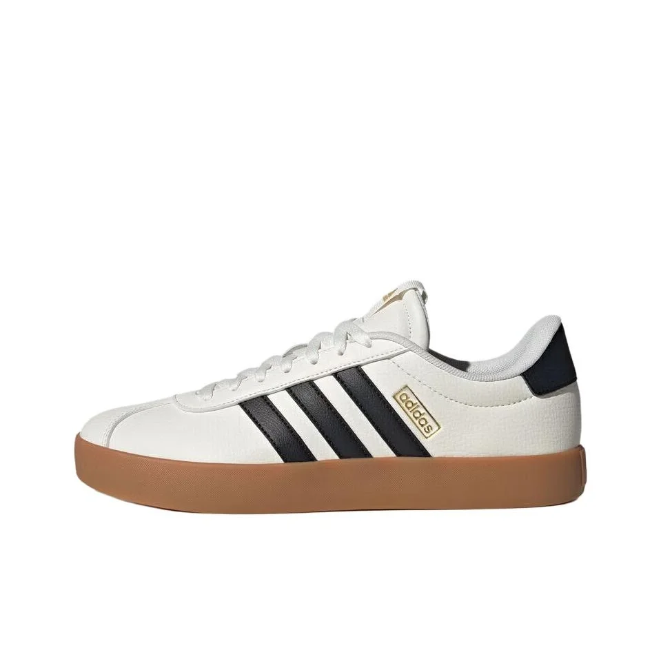 Adidas VL COURT 3.0 Low top German Army Trainers Unisex Ecru Black IH6574