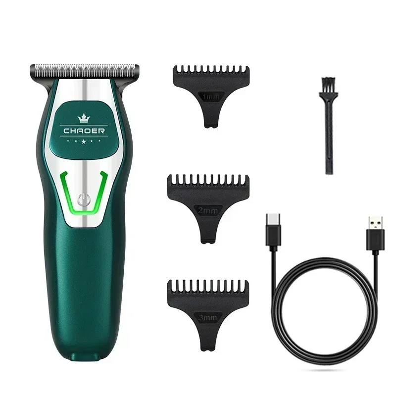 

Mini Professional Hair Trimmer Powerful Men 0 MM T Blade Powerful Electric Clipper Rechargeable Barber Haircut Machine Shaver