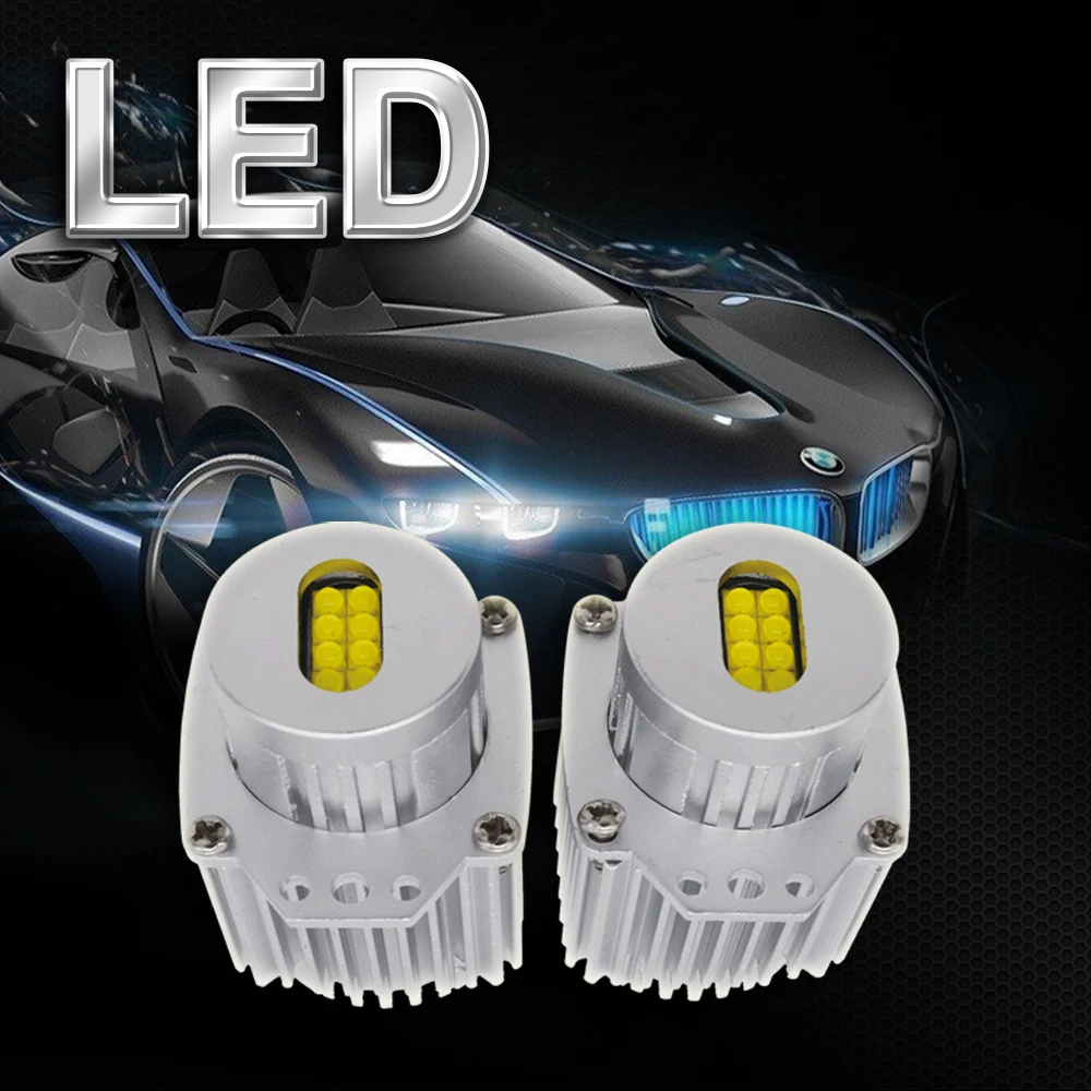 

2PCS 80W 6000K LED Marker Light Kit Canbus LED Angel Eyes Bulb For BMW 3 Series E90 E91 320 325i 328i 335i Pre LCI 2004-2008