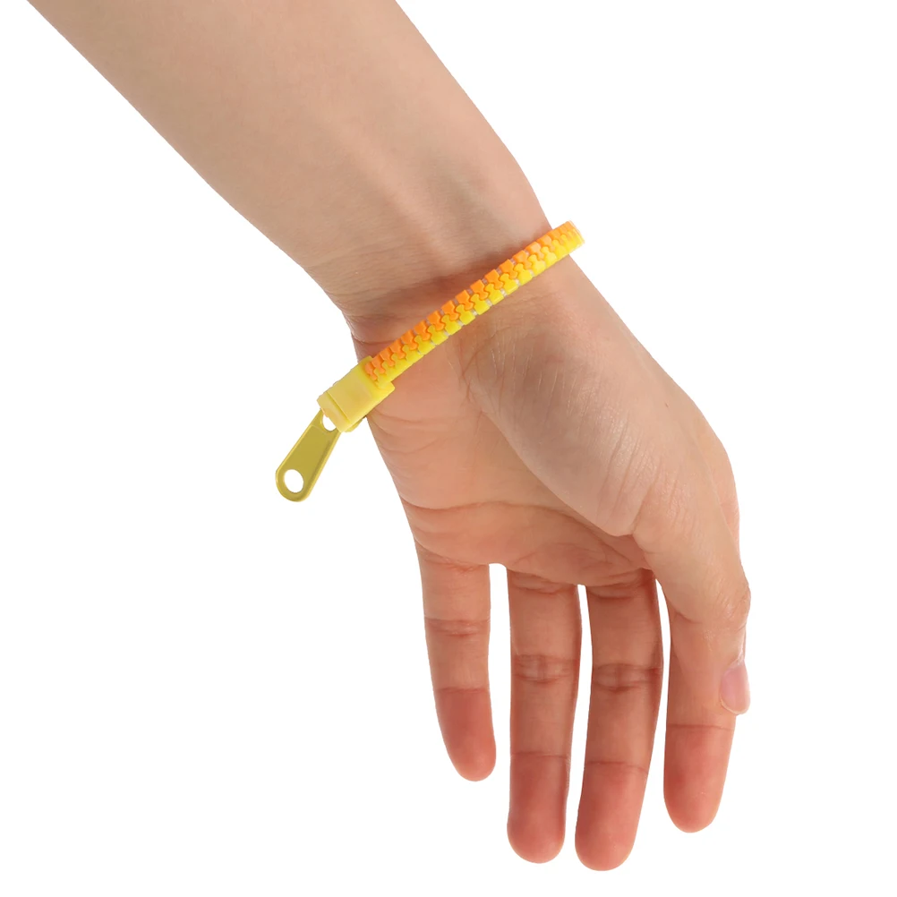 

50 Pcs Zipper Bracelet Favors Toy Korean Fashion for Party Child