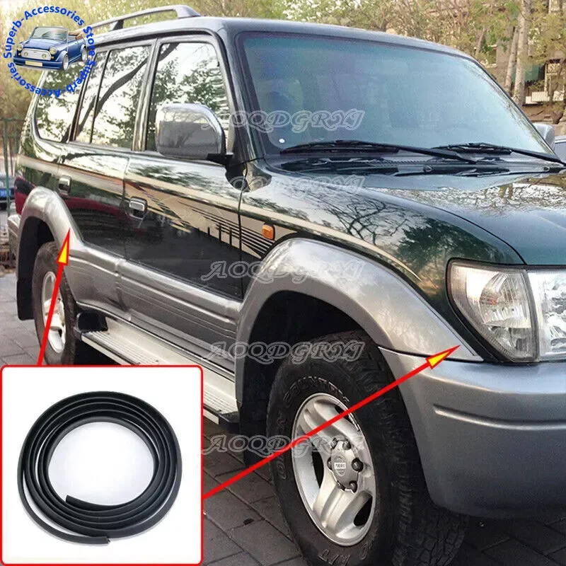 For Prado LC90 LC95 RZJ95 1998-2002 Fender Flare Wheel Arches Rubber Lining 1.5M