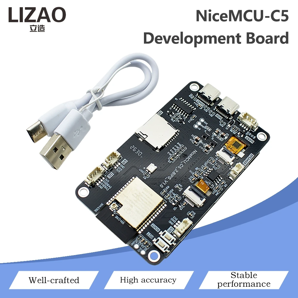 NiceMCU-C5 Development Board ESP32-C5 Chip 2.8 IPS Screen Type-C WiFi Bluetooth MCU Board For Arduino IoT Project