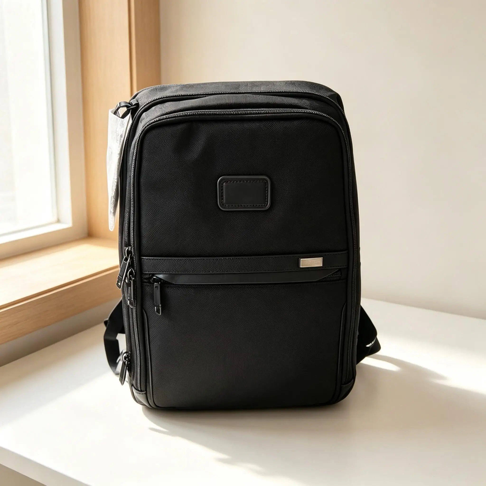 Men Trendy Fashion Multi-Pocket Backpack, Unique Business Casual Rucksack for Daily Use