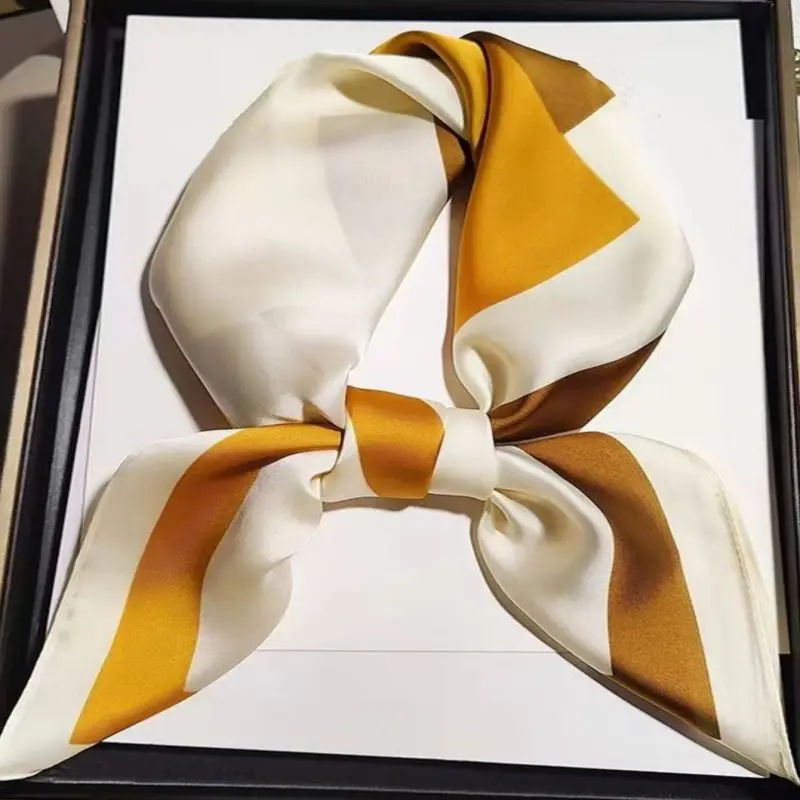 

Spring Autumn New Polka Dot Ribbon Scarf for Women, Versatile Hair Headband & Neck Scarf, Elegant Fashion Hair Accessory