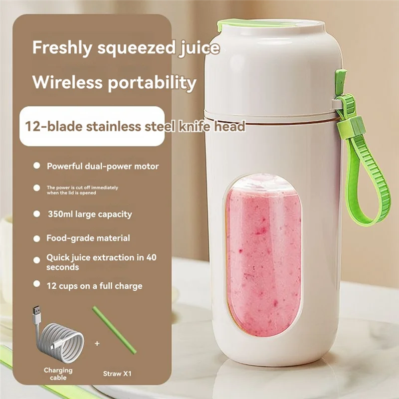 

B98A-Portable Juicer High Appearance Strong Speed Small Mini Juice Cup Home Use Electric Juice Cup
