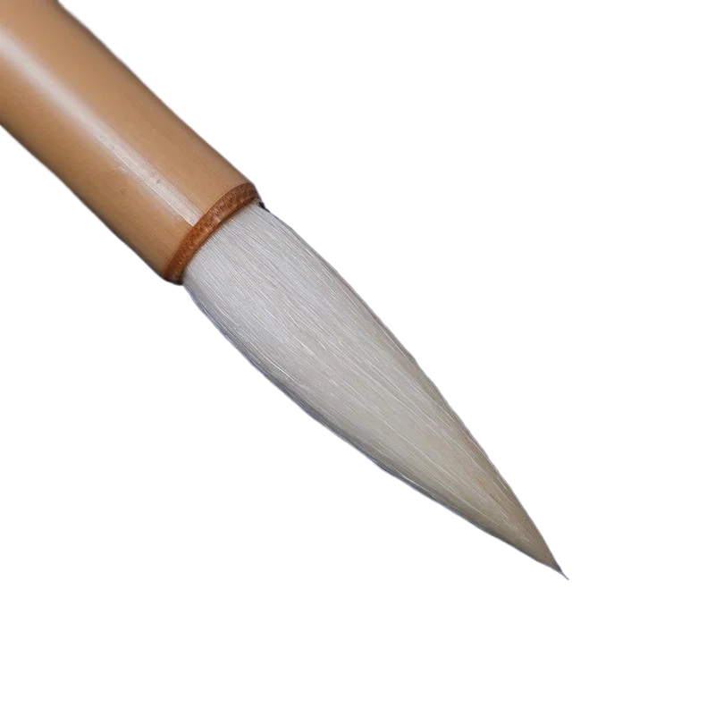 Woolen Hair Calligraphy Brush Traditional Watercolor Painting Brush Meticulous Painting Running Official Regular Script Brush