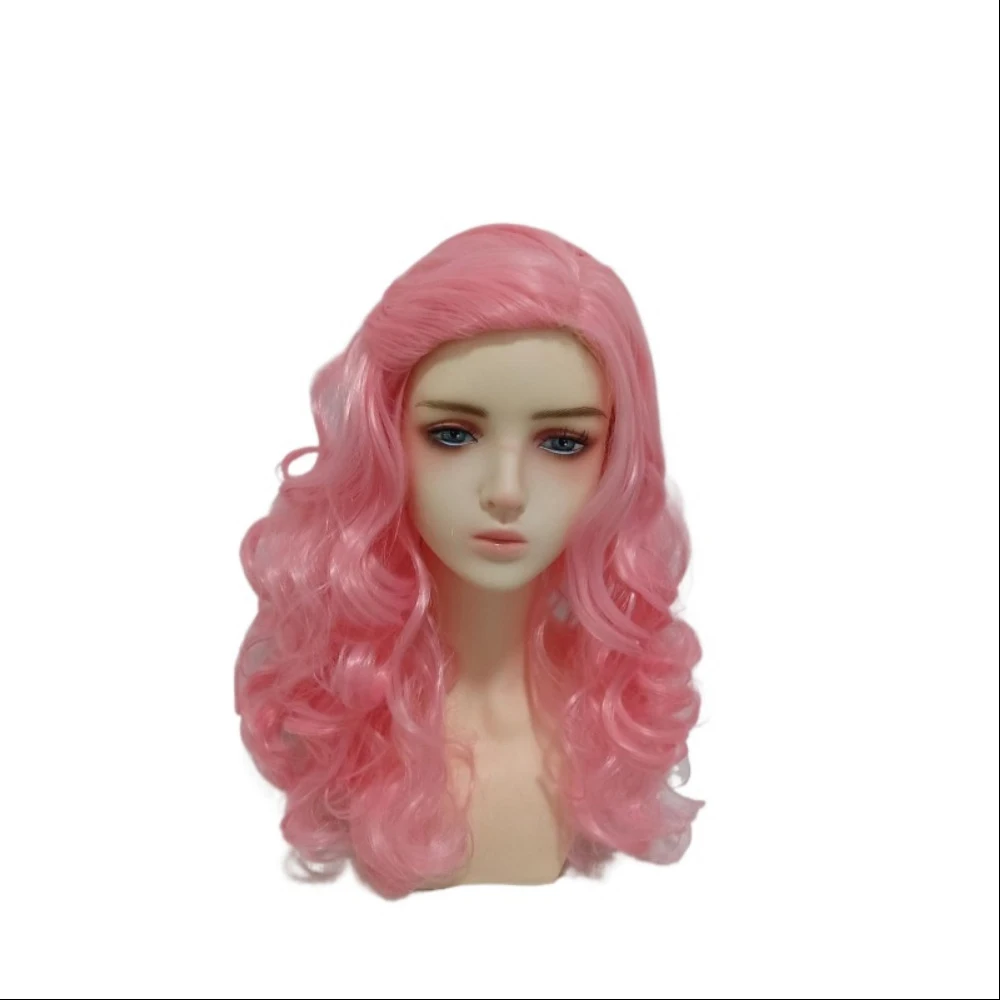 Adorable Anime Cosplay Wig Middle Part Long Red Multi-Color Cute Peripheral Costume Accessory Boy Girl Costume Party Masquerade