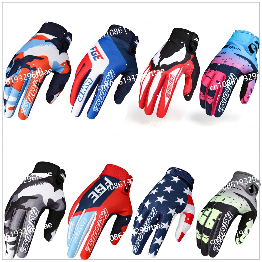 Touch Screen Non-slip Racing Gloves Full Finger Thin Bicycle Motorcycle Riding Outdoor 2024 New