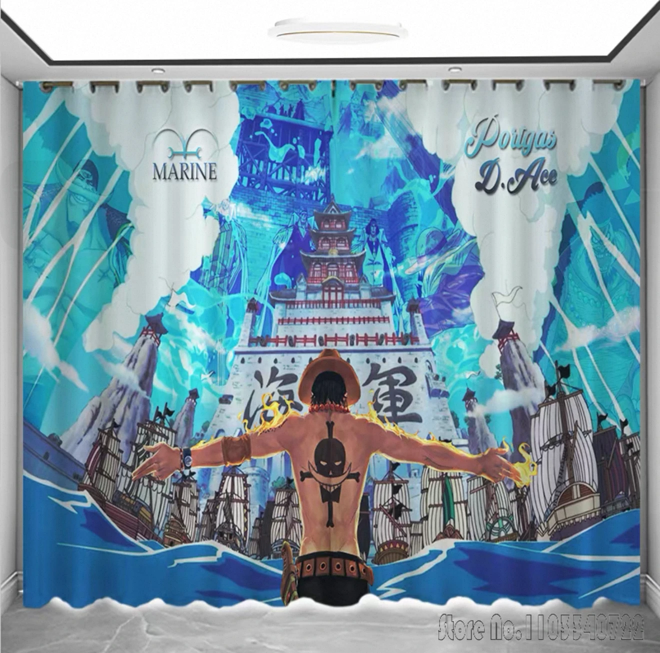 ผ้าม่านกันความร้อนแบบทึบแสงลายวันพีซ โรโรโนอา โซโล ลูฟี่ นามิ ปี 2026 ของขวัญสำหรับเด็กและทารก เหมาะสำหรับห้องนั่งเล่นสไตล์ญี่ปุ่น