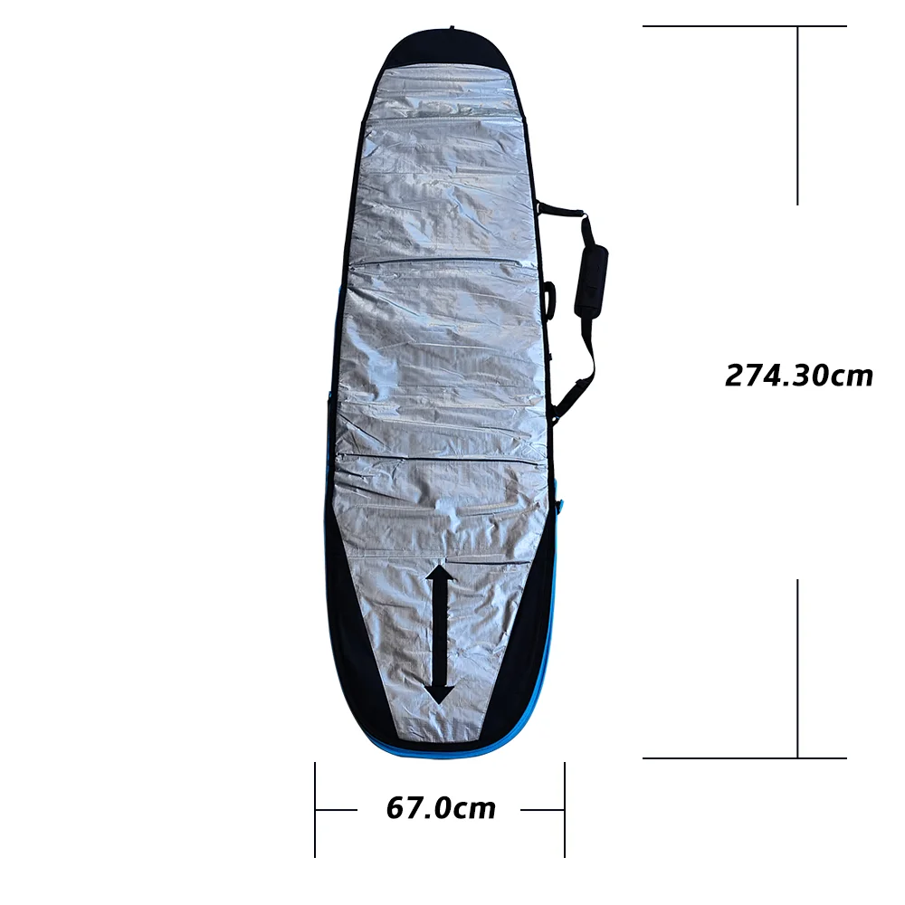 

Waterproof Travel Sports Surfboard Trolley Bag Surfing Equipment Storage Bag Surfboard Carrying Bag with Wheels