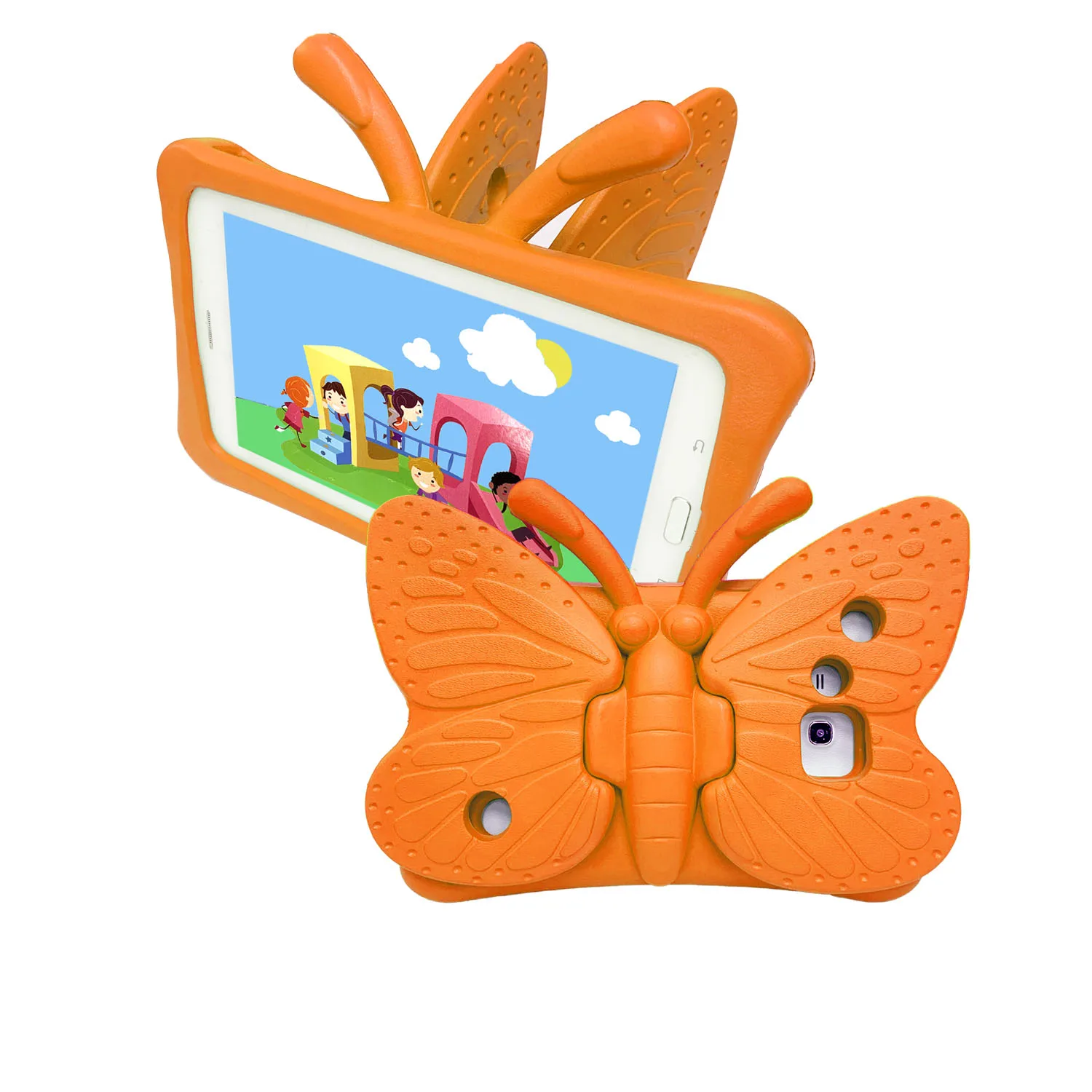 Cute Cartoon 3D Butterfly Tablet Case for TCL Tab 11 2023 10.95 inch 9166G 9466X Tab 8 LE 9137W Tab 8 Kids Funda EVA Stand Cover