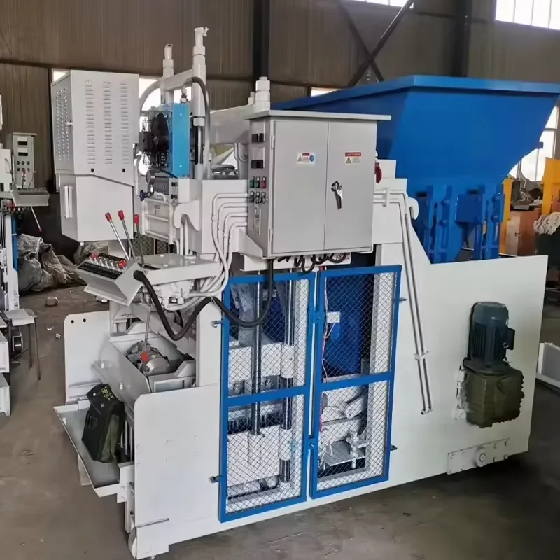 LONTA QMY12-15 Fully Automatic 4 6 8 Inch Mobile Lay Interlock Hollow Paver Mould Cement Concrete Brick Block Making