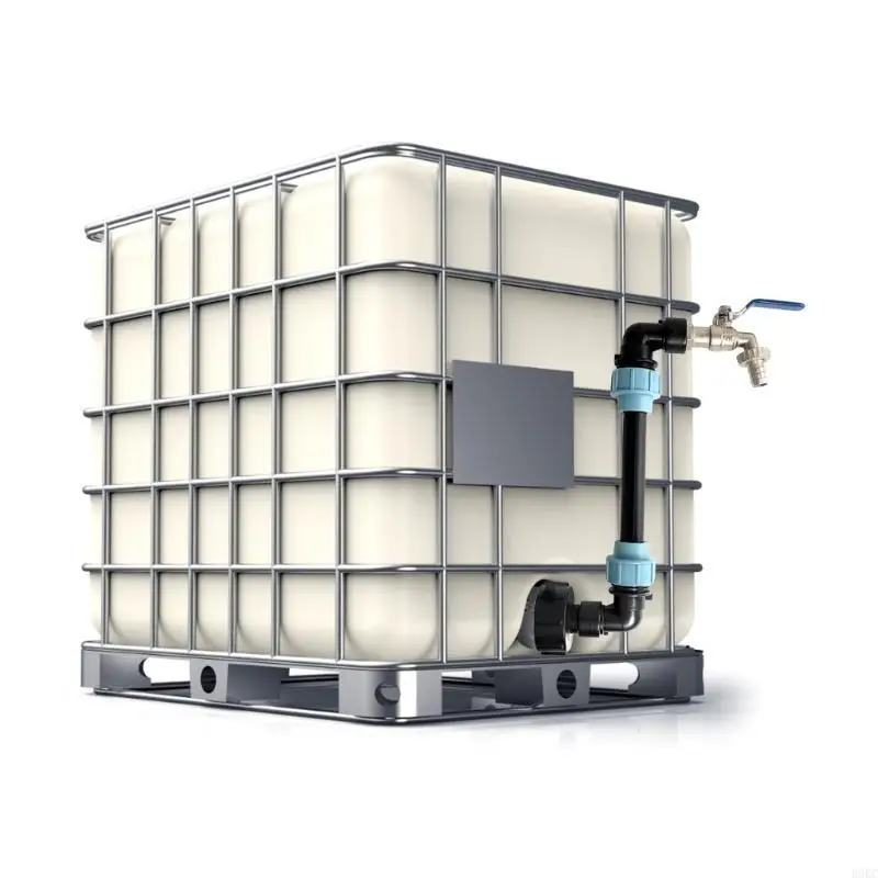 B0KC Gooseneck Outlet Tap Adapter Container Adapter для воды IBC 3/4 дюйма Tap