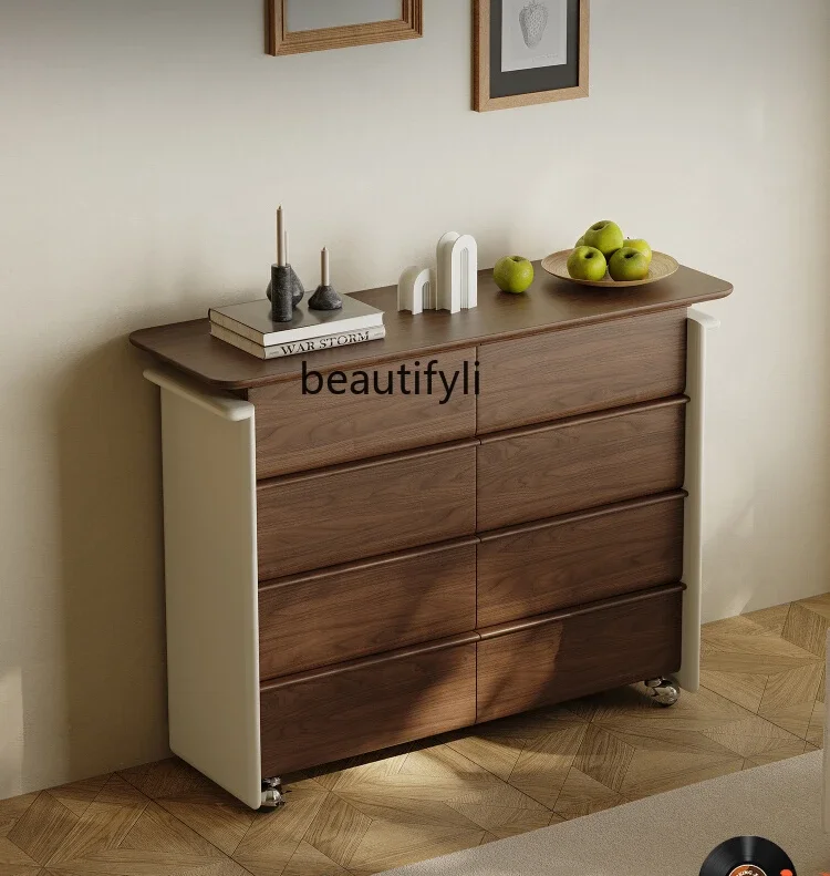 

Movable storage cabinet, entrance hall, living room, bedroom, household eight-bucket cabinet