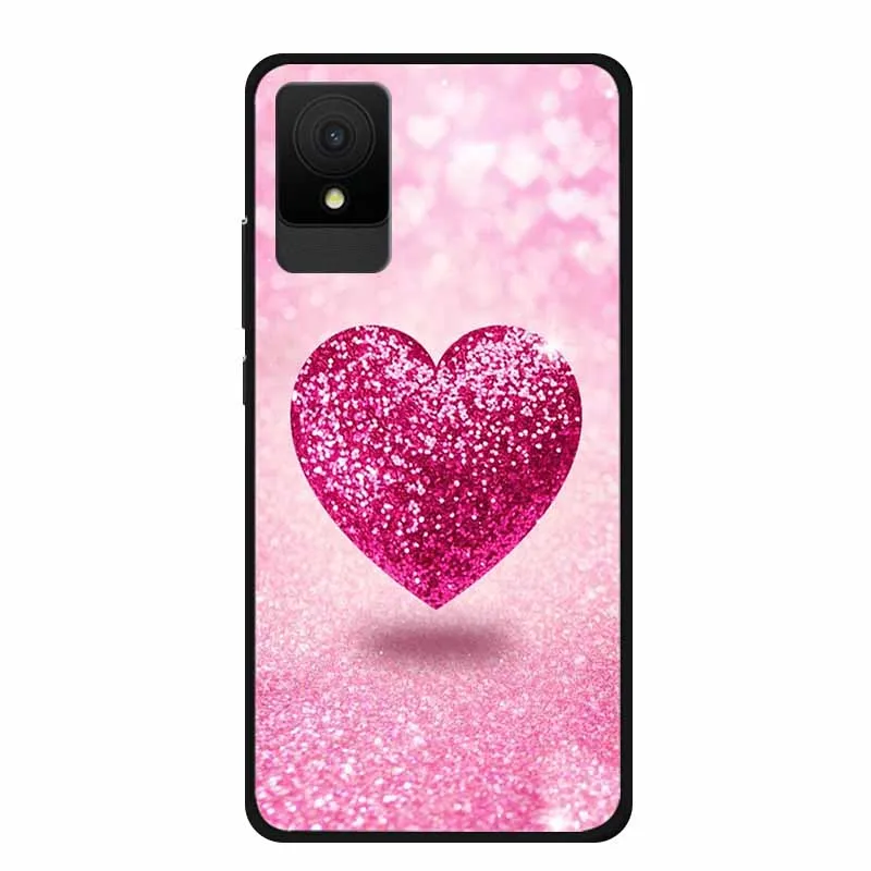 For TCL 501 Case Luxury TPU Soft Silicone Back Cover Phone Cases for TCL501 6 Inches T433D Protective New Bumper Lovely Funda