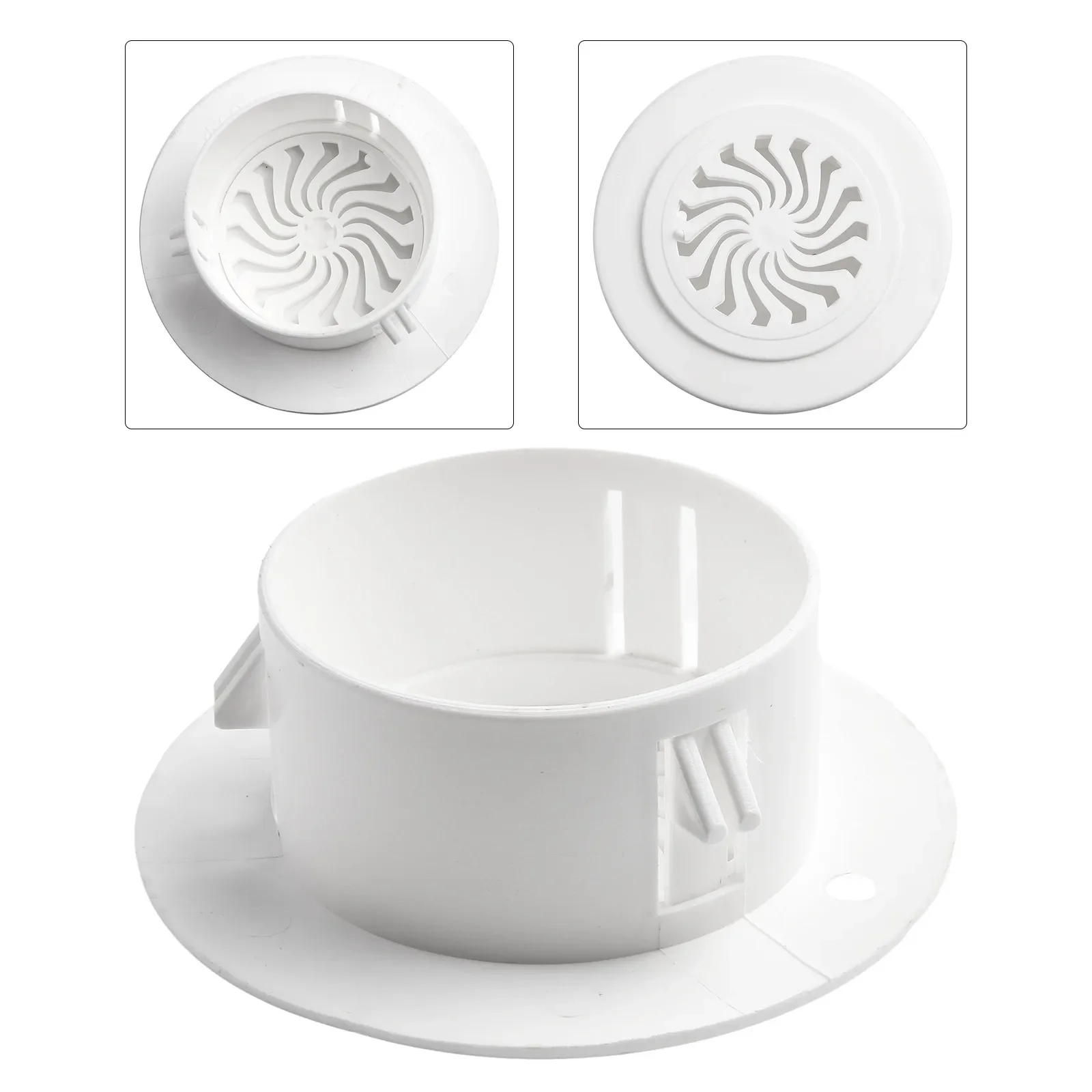 Plastic Cover Rosettes Cover Ventilation Grille Wall Hole Decorate Cover Air-Vent Louver Decorative Covers Furniture Grille Vent