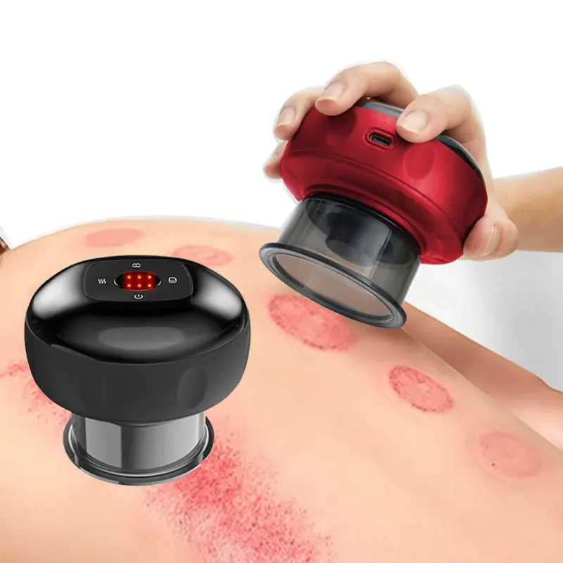 

12 level Medical Chinese Electric Vacuum Cupping Therapy Body Scraping Massage jars guasha Relieve professional Suction Cups