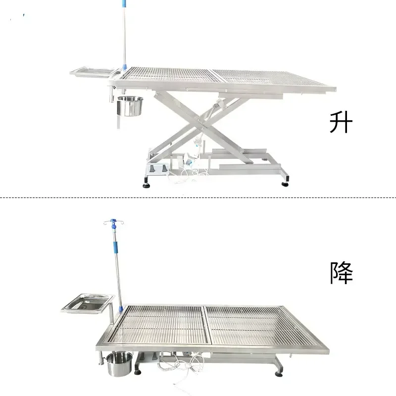 Professional Durable Reusable Manual Adjustable Surgical Table for Cats and Dogs for Veterinary Surgical Use for Chenhong view 5