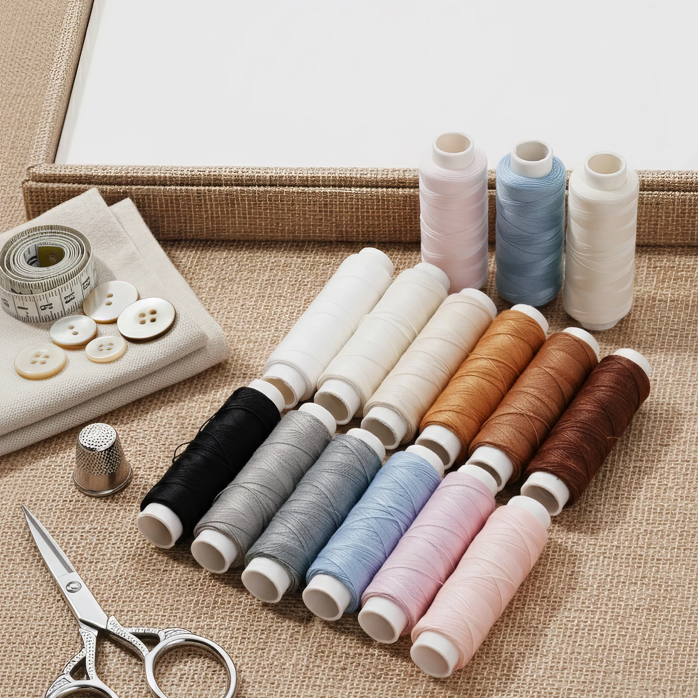 1Roll 40M Multicolor Polyester Sewing Thread Durable Hand Machine Sewing Thread for Clothes Repair DIY Craft