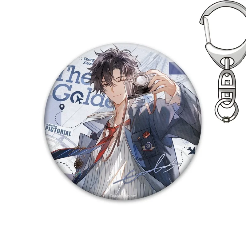 6CM Anime Link Click Acrylic Pendant Keychains Desk Decorations Decorations Accessories Cartoon Character Holiday Gifts