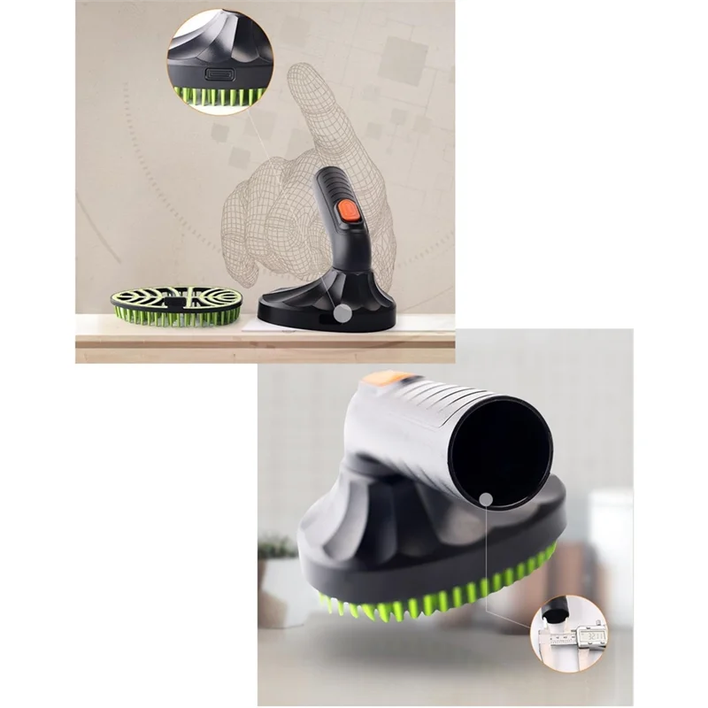 AC39-Pet Massage Tool Hose- Shedding Brush Vacuum Attachment Kit 32/35Mm Adapter For Pet Grooming Vacuum Cleaner Tool
