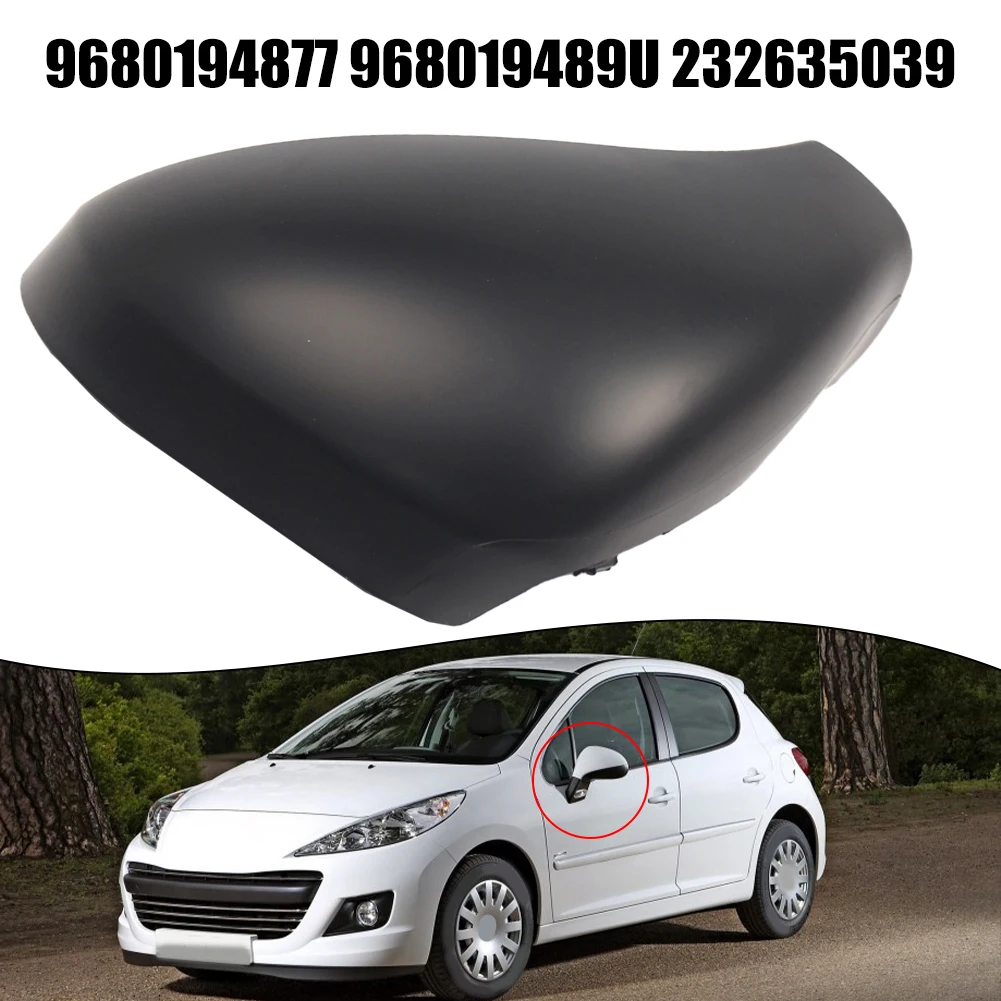 

Для 207 левого бокового крыла, крышка зеркала OEM 9680194877, совместимая с быстрой установкой 2006 2015 годов для наружного зеркала