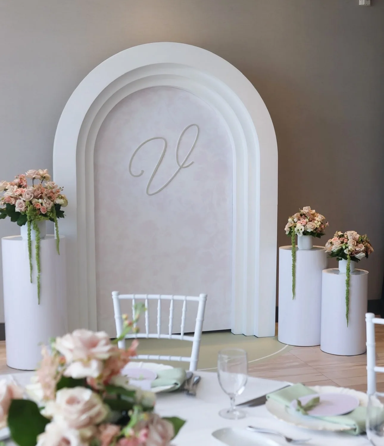 PVC Backdrop Arch Wedding Acrylic backdrops Door shape arch for wedding backdrop