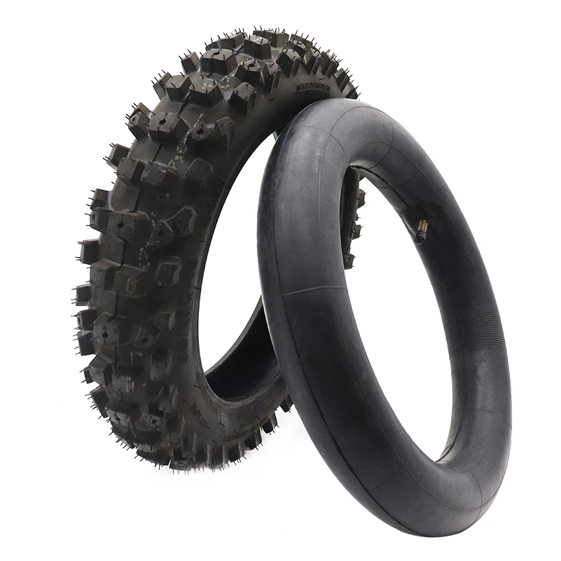 Rear 3.00-10 Tire + Butyl Rubber Inner Tube 80/100-10 for 50cc 70cc Dirt Pit Bike Honda CRF50 XR50