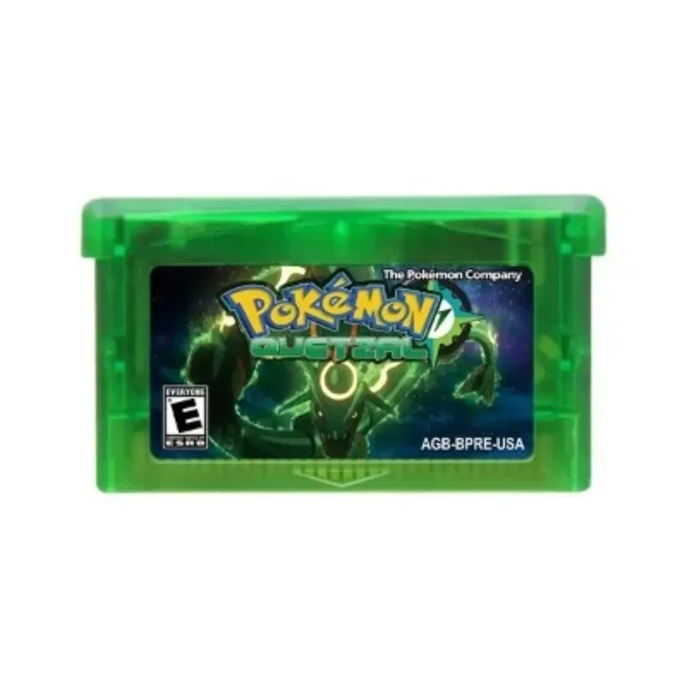 Pokemon Quetzal Najnowsza wersja GBA Game Cartridge 32-bitowa karta konsoli do gier wideo Rom Hack English