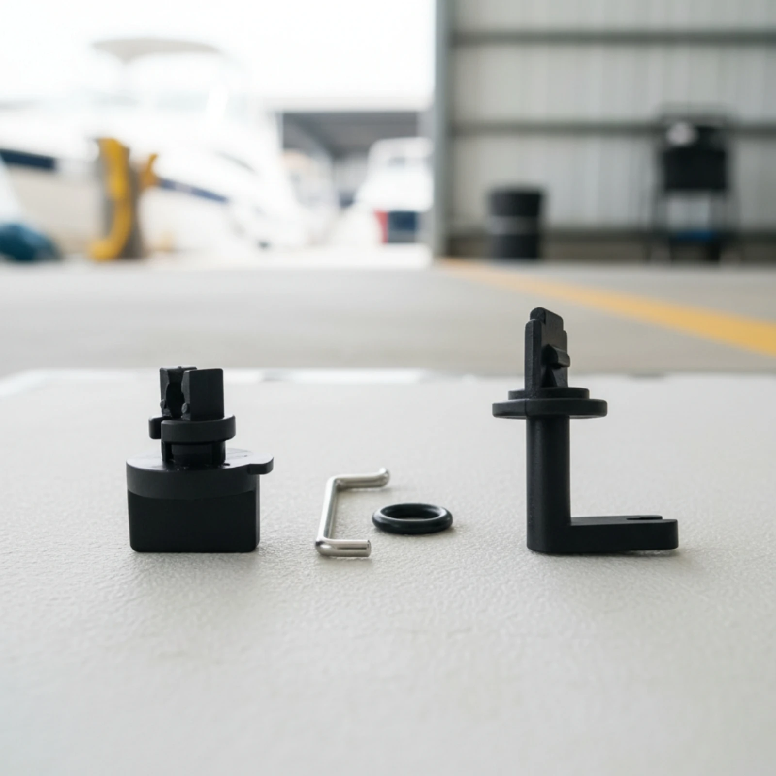 Choke Rod Knob Matte Black Choke Button with Rod Part Mechanical Reliable for Boat Owners, Outboard Engine Repair