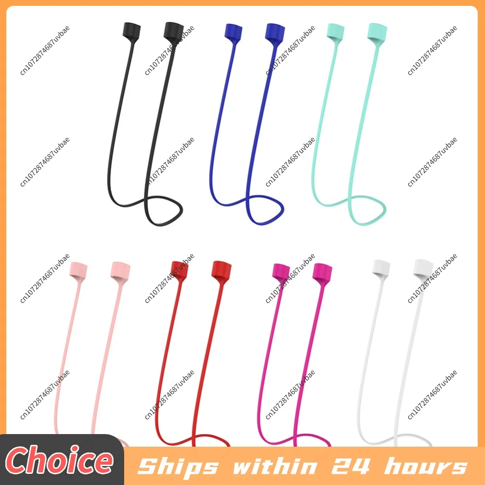 Magnetic Anti-Lost Silicone Earphone Rope Holder Cable For AirPods 3 Pro 1 2 Wireless Bluetooth Headphone Neck Strap Cord String