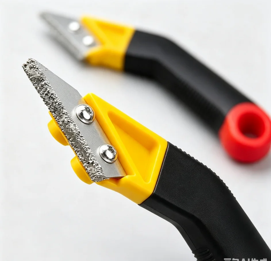 Tile Grout Saw Grout Removal Tool, Angled-Design Grout Hand Saw for Tile Cleaning, Removing Paint and More