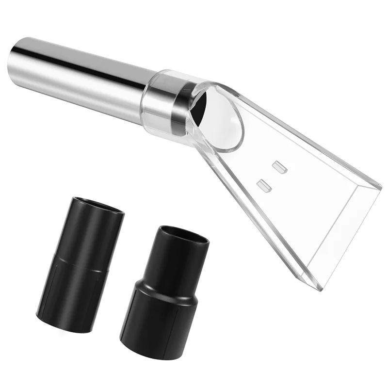 عصا يدوية لأداة استخراج برأس شفاف لتنظيف المفروشات والسجاد، عصا تفريغ تفاصيل السيارة لـ Truckmountsa83x