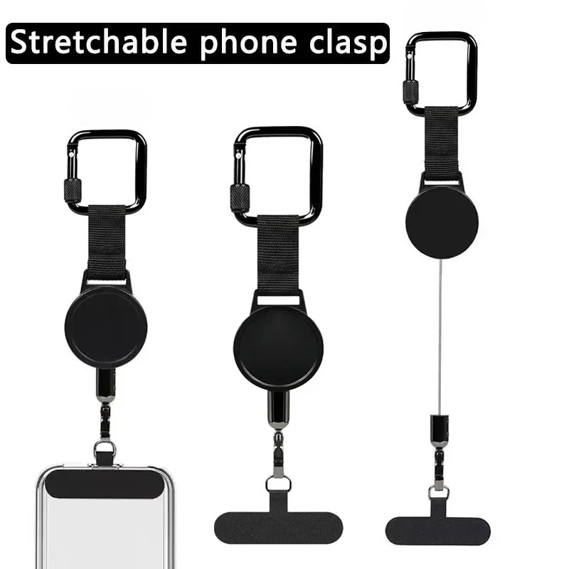 Einziehbares Diebstahlschutz-Outdoor-Handyband für iPhone 17 18 – Universelles Smartphone-Sicherheitsband mit Schlüsselanhänger gegen Verlust