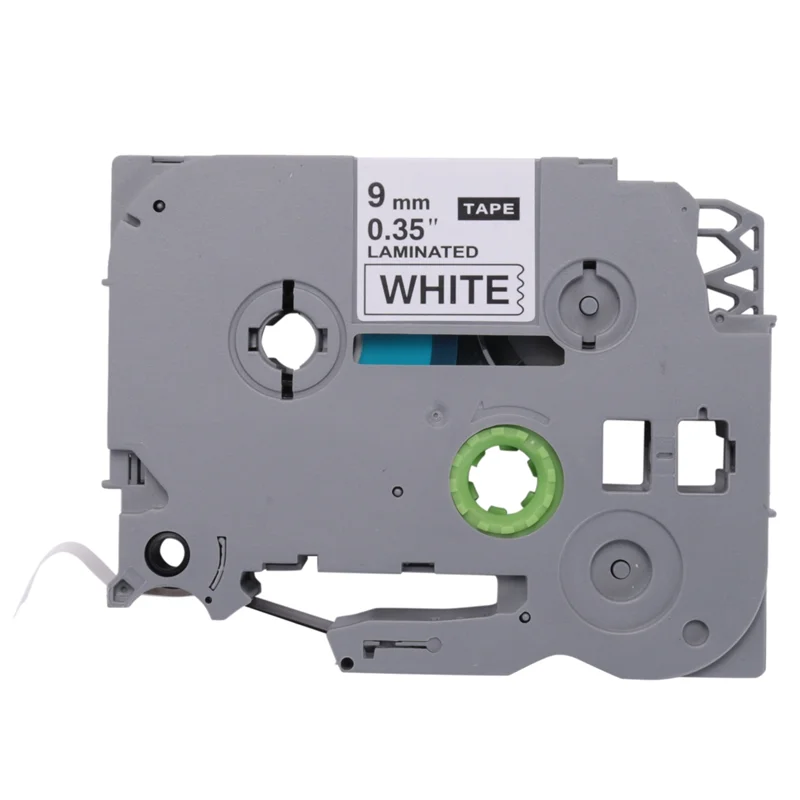 New--Tze 221 Tape PTH110 Tape 9Mm 0.35 Inch Laminated White For Label Maker Tape Compatible For Brother P-Press 2-Pack