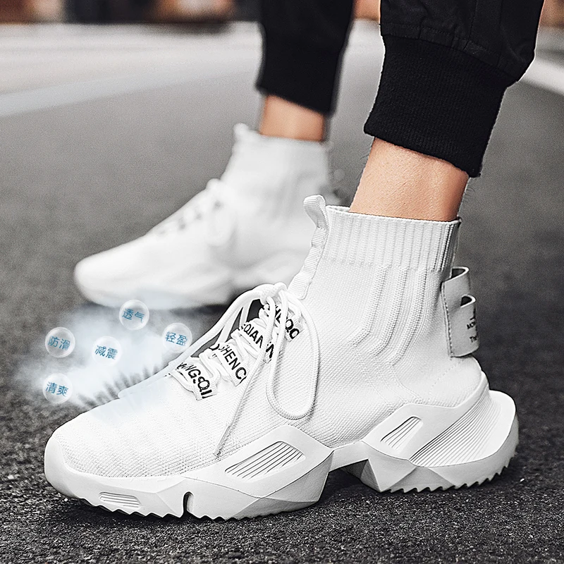 Zapatos de hombre, zapatillas de deporte informales para hombre, Tenis, zapatos de lujo, entrenador de carrera, zapatos transpirables, mocasines de moda, zapatos para correr para hombre