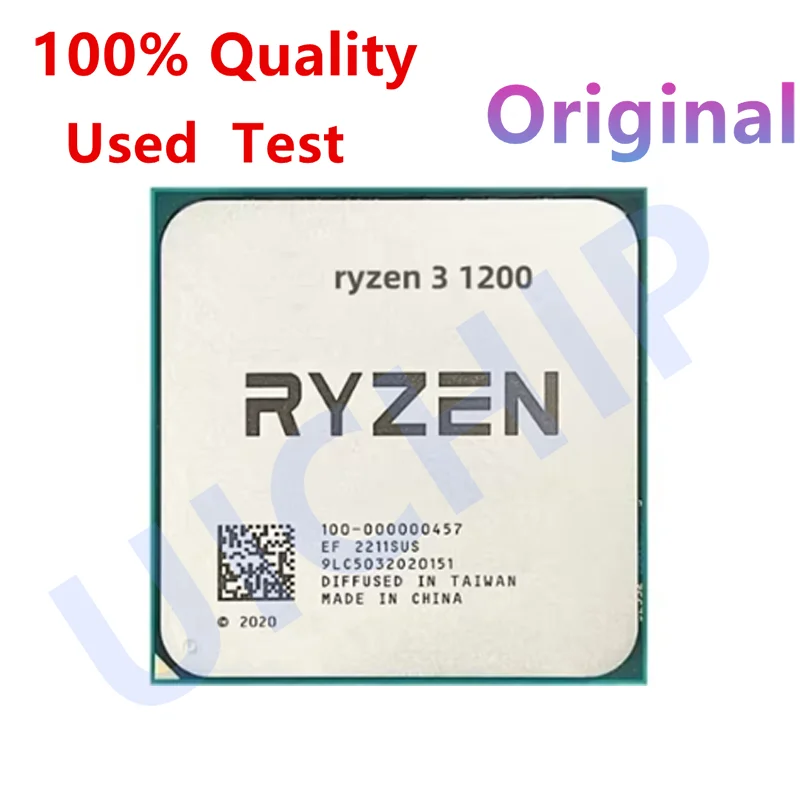 Ryzen 3 1200 R3 1200 3.1 GHz 쿼드 코어 쿼드 스레드 CPU 프로세서 YD1200BBM4KAE 소켓 AM4