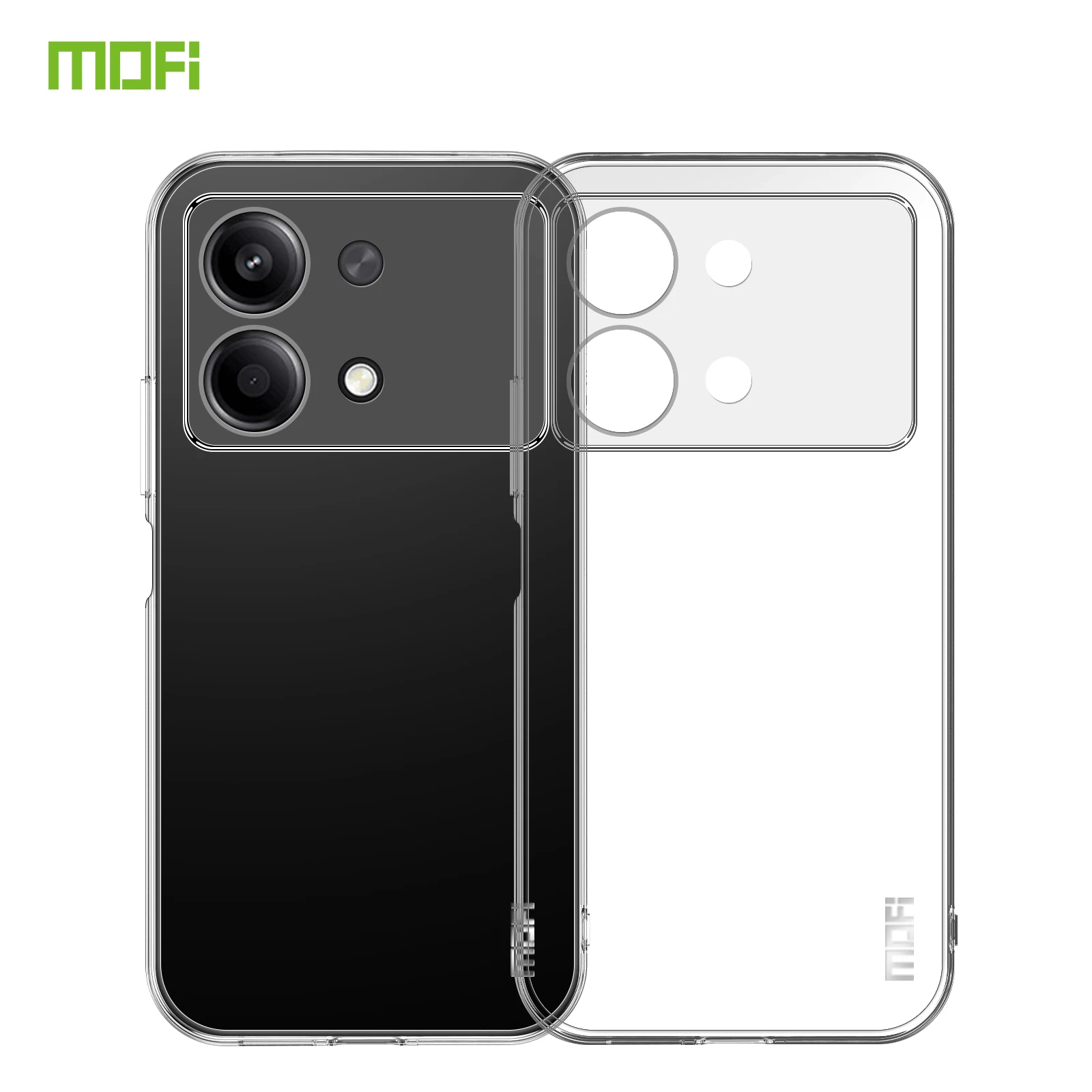 For Xiaomi Poco X6 Neo 5G Case MOFi Ultra Thin Soft TPU Clear Back Cover Phone Cases For Xiaomi Poco X6 Neo