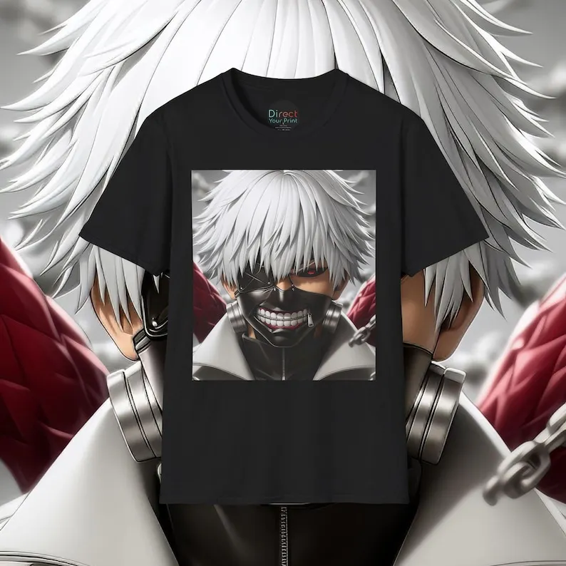 Tokyo Ghoul 3D T-shirt % Premium Quality Graphic Tee for Fans & Collectors - Unique Anime Apparel in Various Sizes