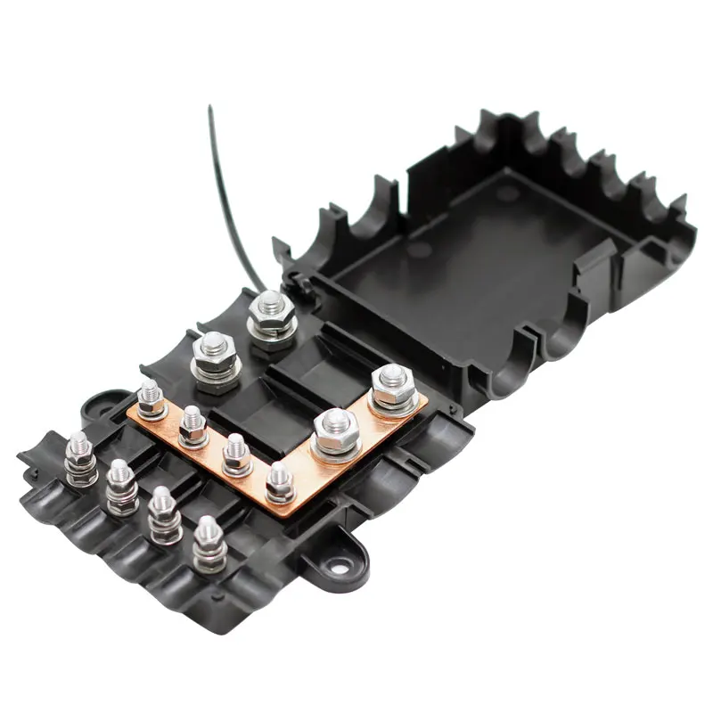 PA66 M5 M8 Lila Kupfer L 6-Wege Automotive Auto-Sicherungskasten-Halter für MIDI MEGA – Detail 1