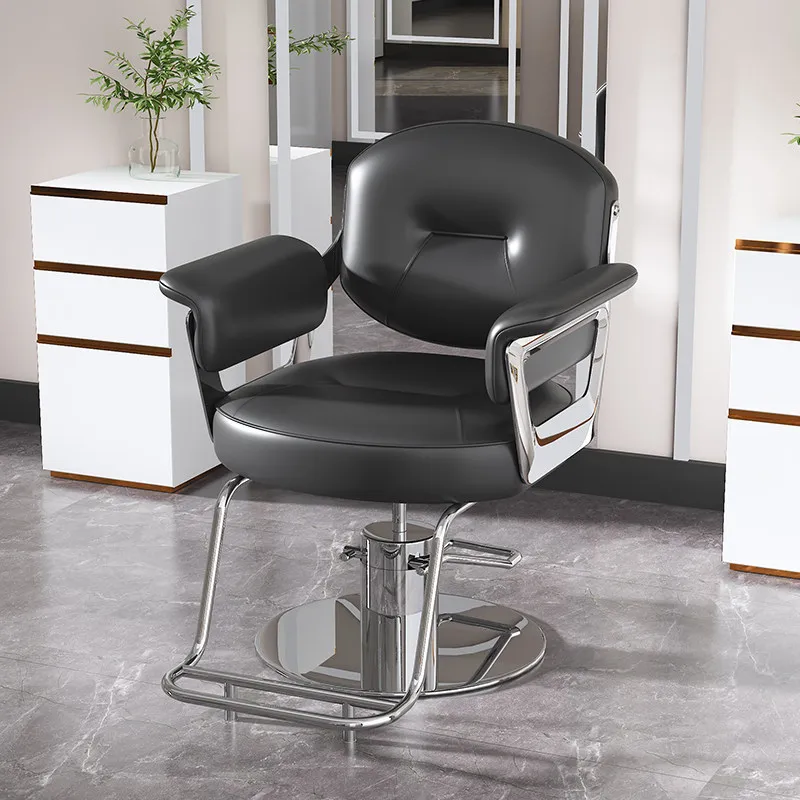 Swivel Hair Stylist Barber Chairs Reclining Cosmetic Manicure Barber Chairs Pedicure Cadeira De Manicure Beauty Salon Furniture
