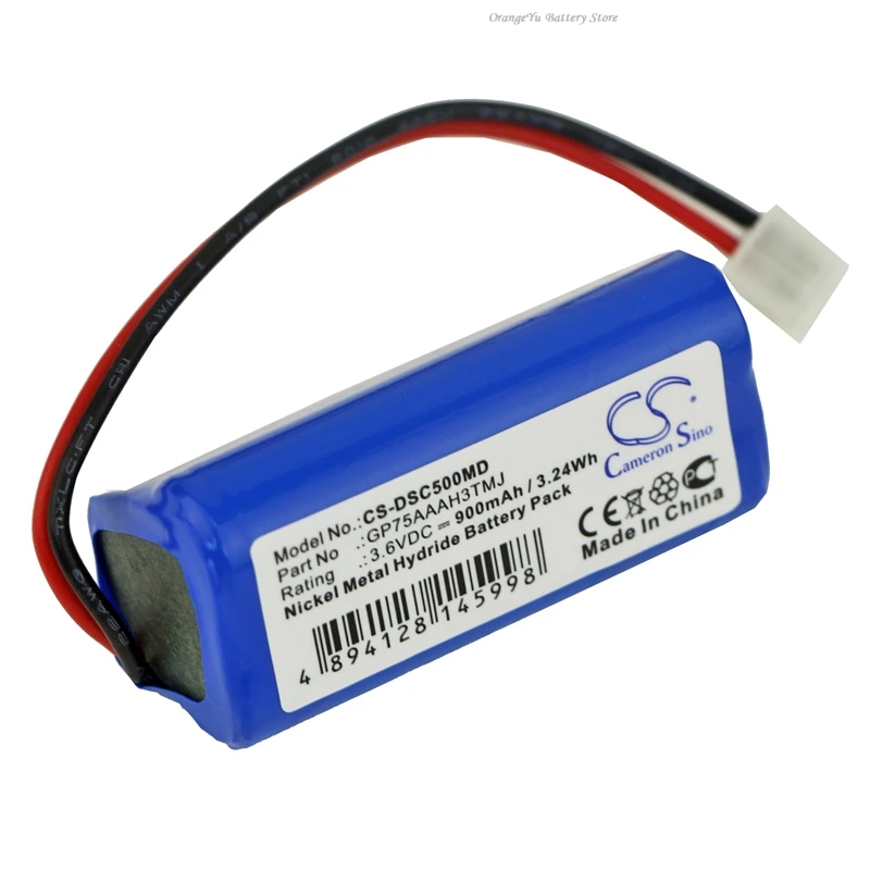 

3.6V 900mAh Medical Battery GP75AAAH3TMJ V040141000507 for Dentsply Ray-Pex 5, RayPex 5, Ray-Pex 5 Apex, Ray-Pex 5 Apex Locator