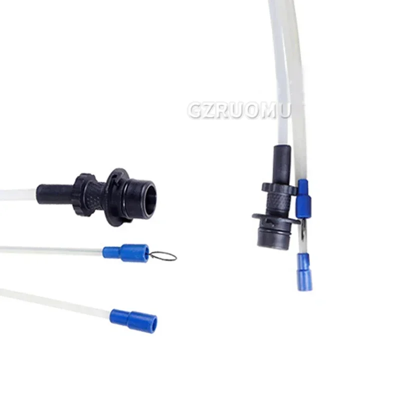 

15L Pneumatic and Manual Brake Bleeder Pumping Fluid Pump Kit Oil Change Purge Tank Tubes Repair Tool With Pressure Gauge