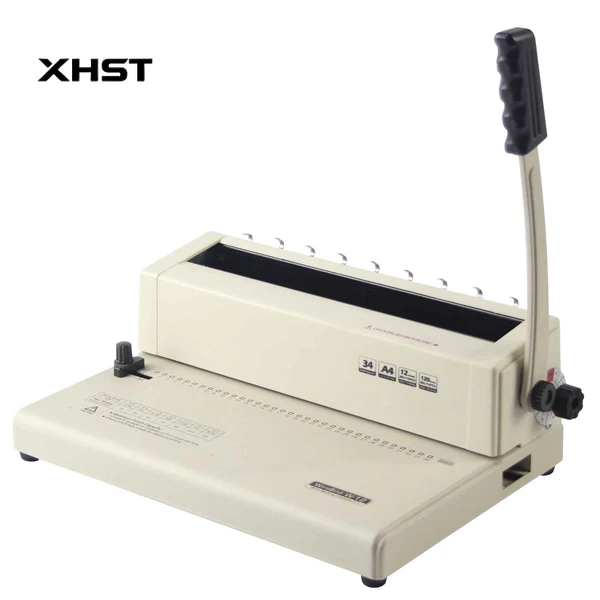 

A4 Size Double Ring Binder Twin Loop Wire Binding Machine Office Binding Supplies