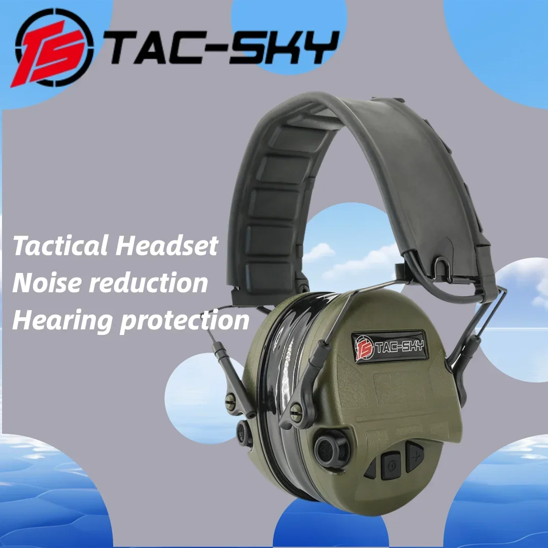 

TAC-SKY SORDIN Upgraded Tactical Headset ，Noise Reduction，Sound Pickup SORDIN ULTRA IPSC Shooting Headphones for Airsoft Sports