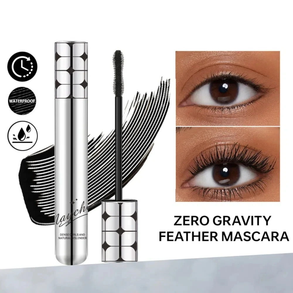 Mascara allungante a prova di sbavature Mascara arricciante a lunga durata senza grumi Mascara riempitivo in fibra impermeabile a rimozione facile